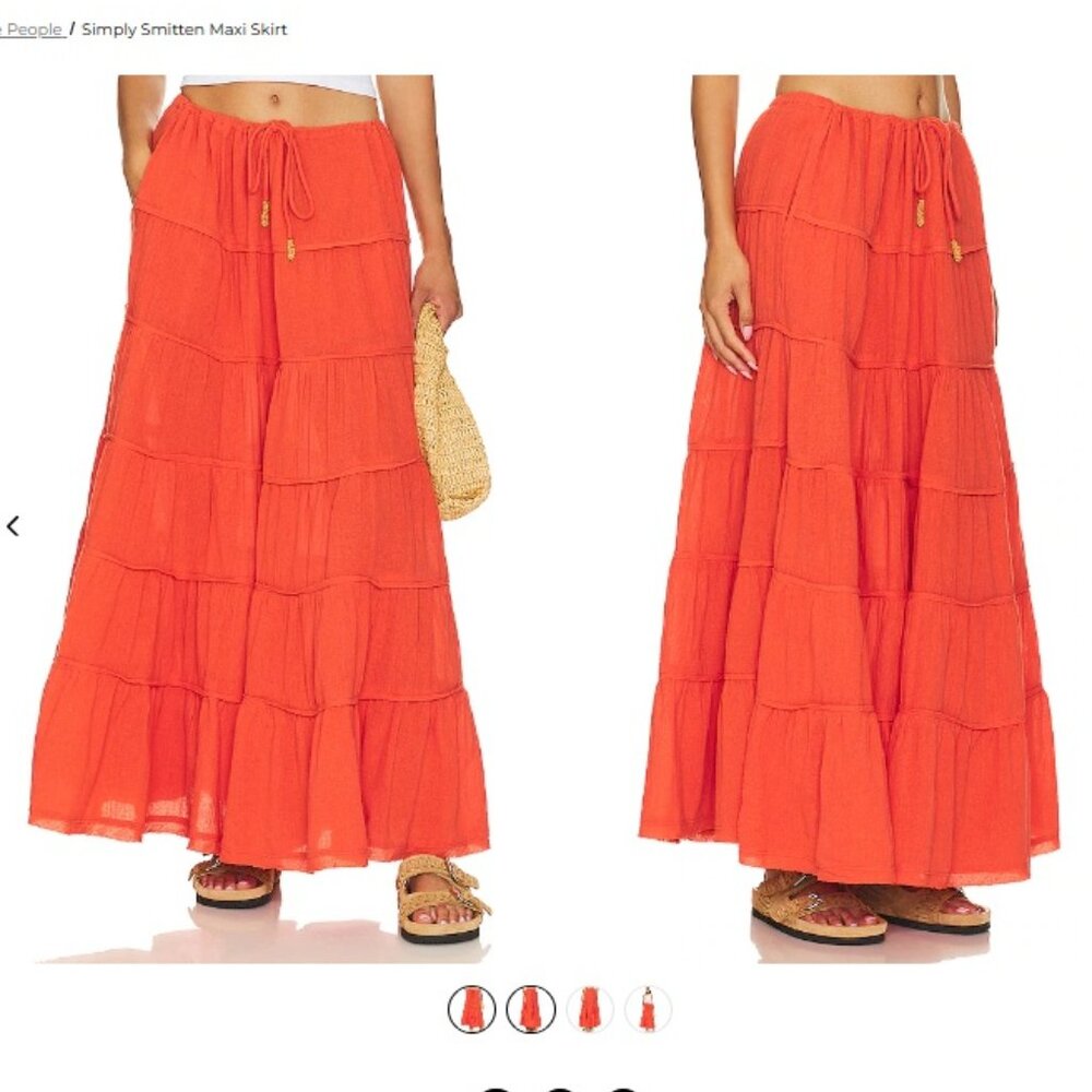 Free People Simply Smitten Maxi Skirt